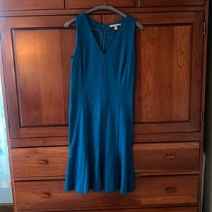 Banana republic size 4, A-line turquoise dress